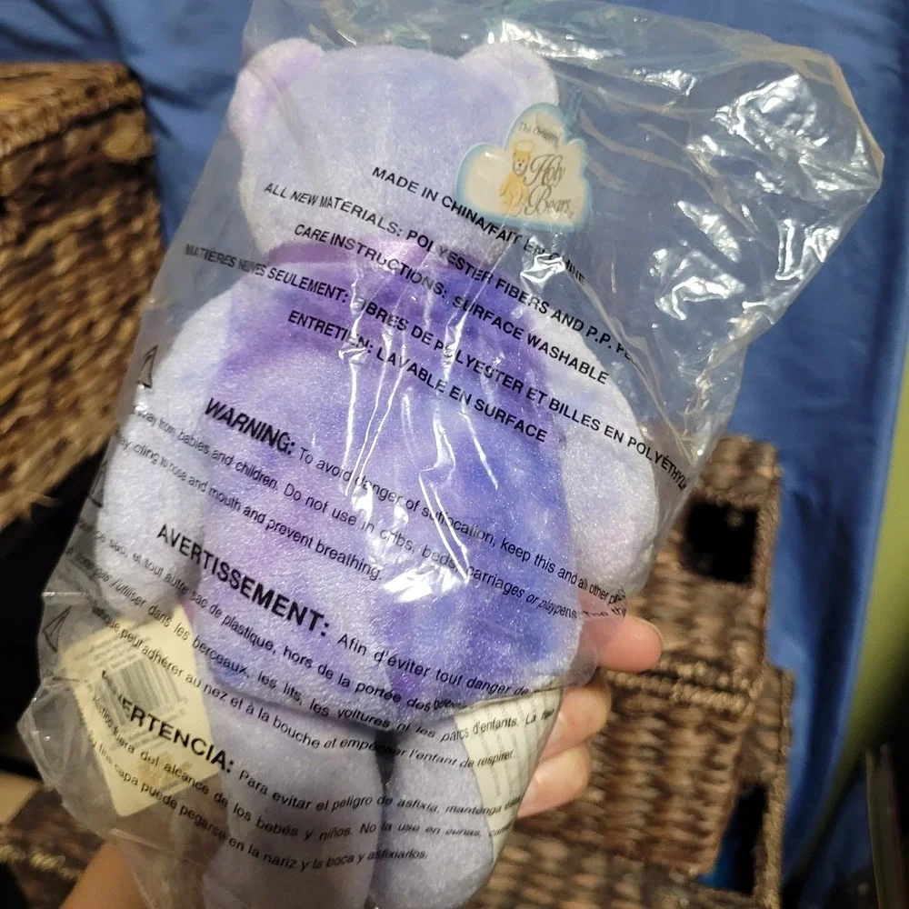 New 2004 Holy Bears Amity The Friendship‎ Bear Beanie Plush Christian Bible Bear